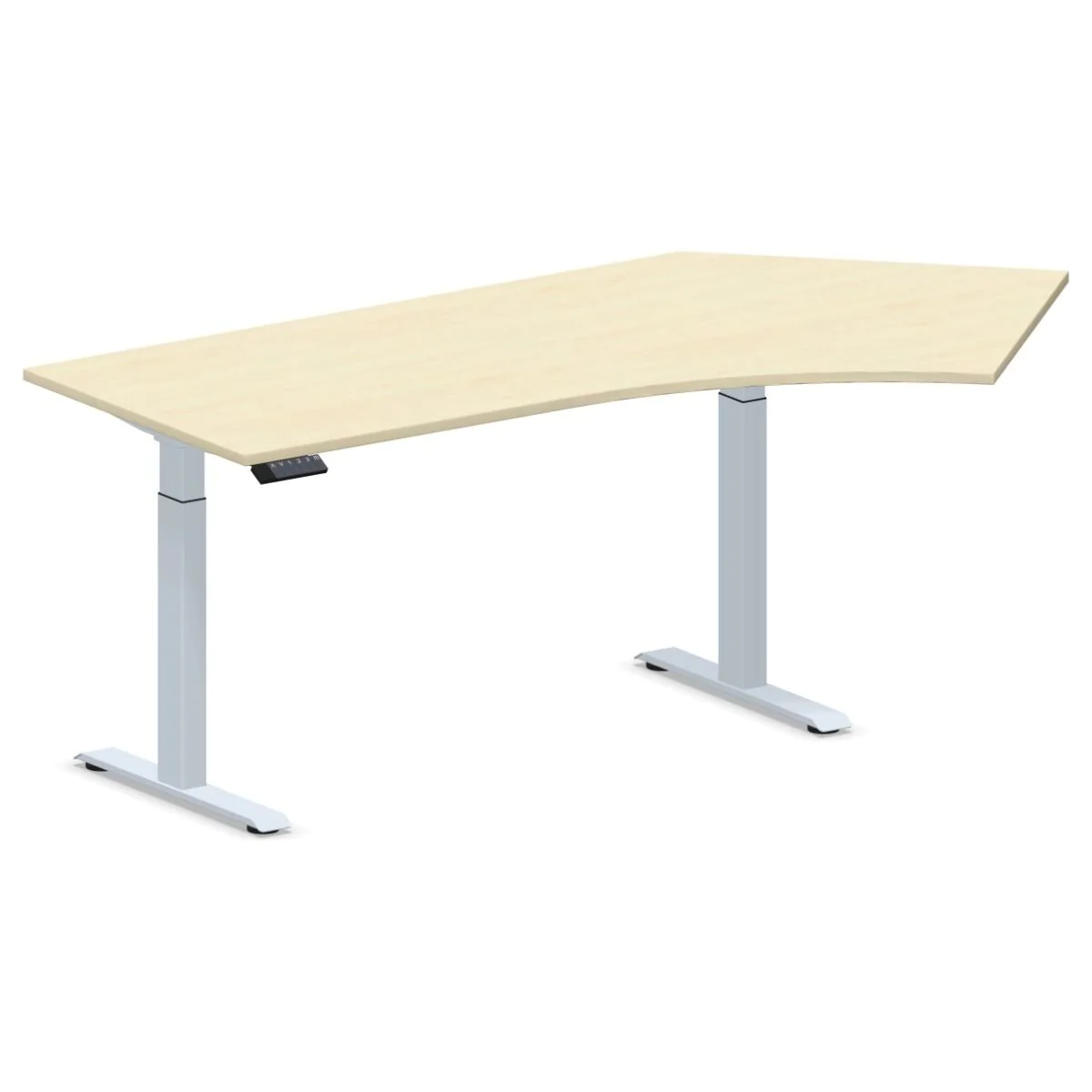 Höhenverstellbarer Schreibtisch Elevate Basic Winkelform - GEM-ELEVATE-BASIC-W