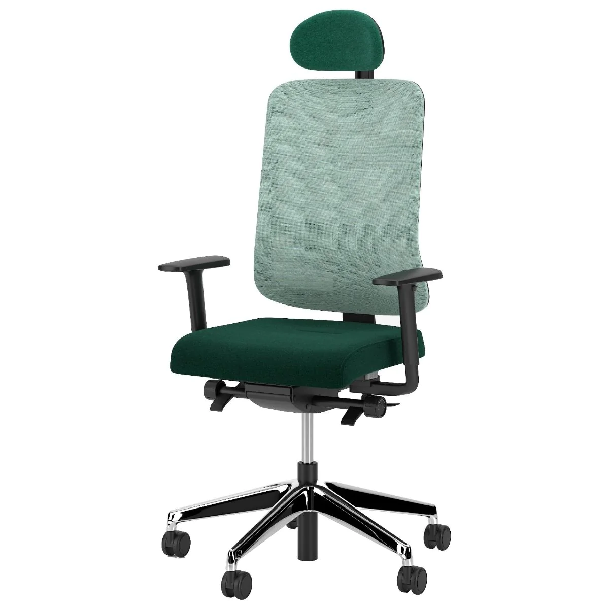 Bürostuhl Utila Mesh Pro Black - NST-UTILA SWIVEL-CHAIR-UPH/P-MESH-PRO-BLACK