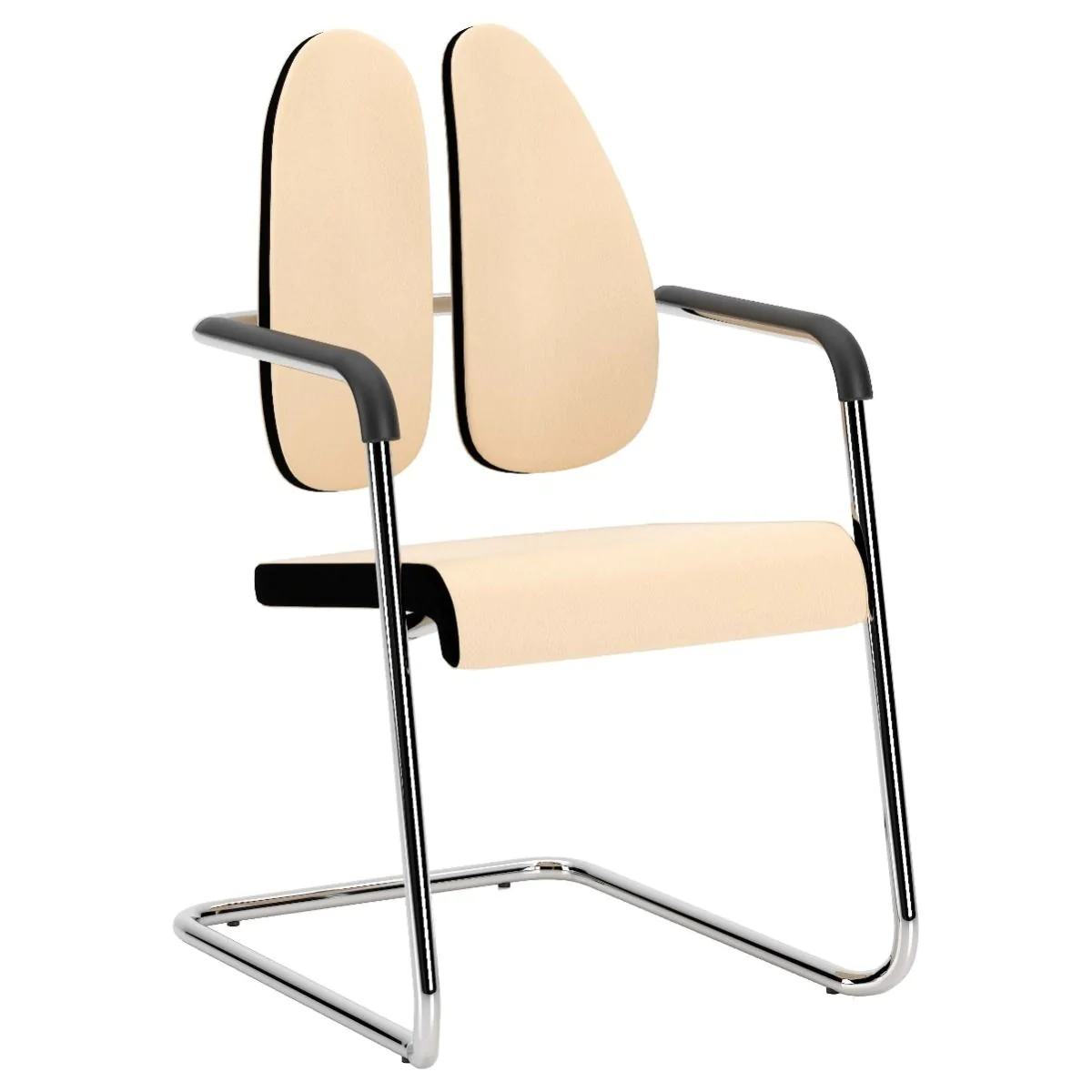 Besucherstuhl Xenium Duo-Back - NST-XENIUM-FRAME-CHAIR-CFA-DUO-BACK