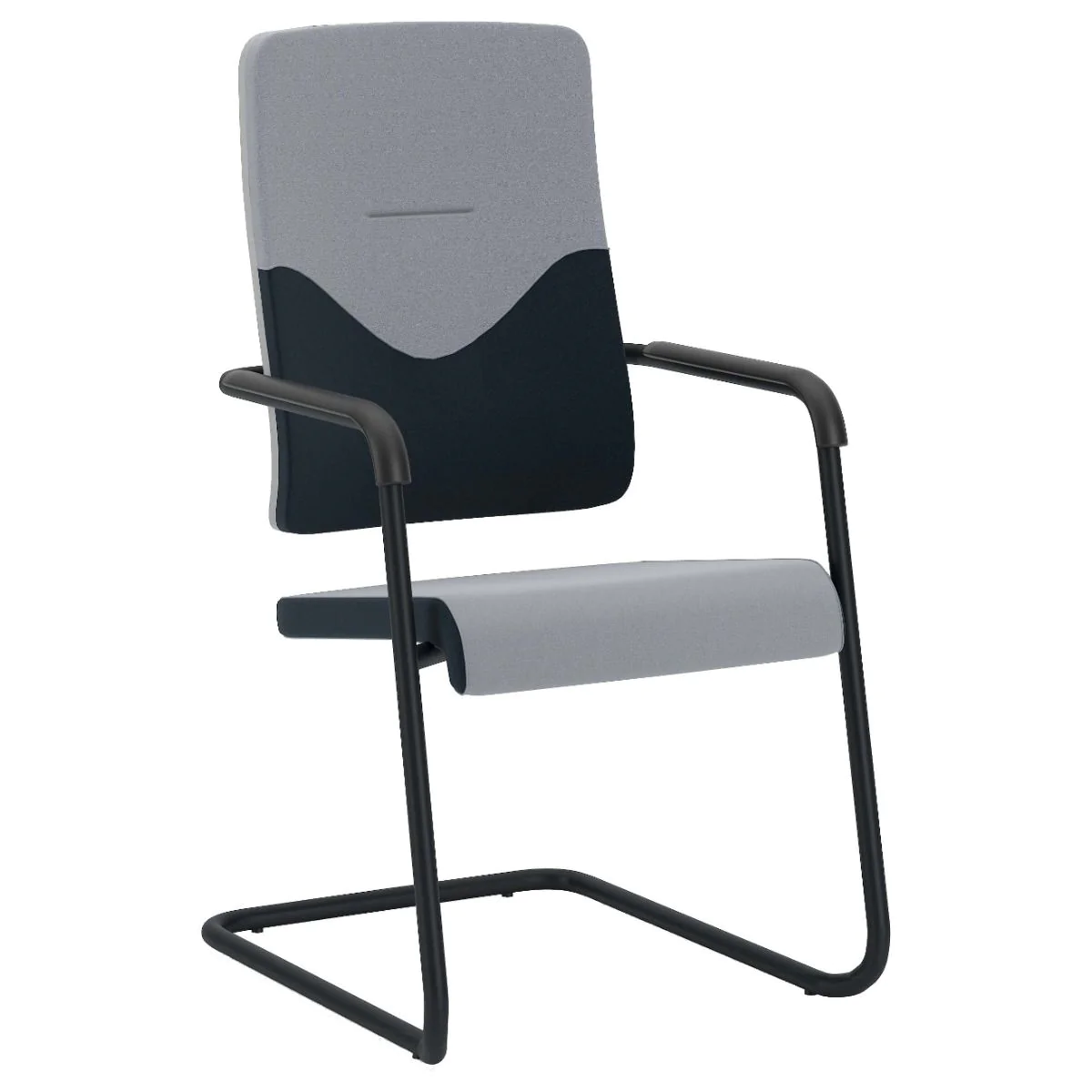 Besucherstuhl Xenium Wave Polster - NST-XENIUM-FRAME-CHAIR-CFA-UPHP-WS