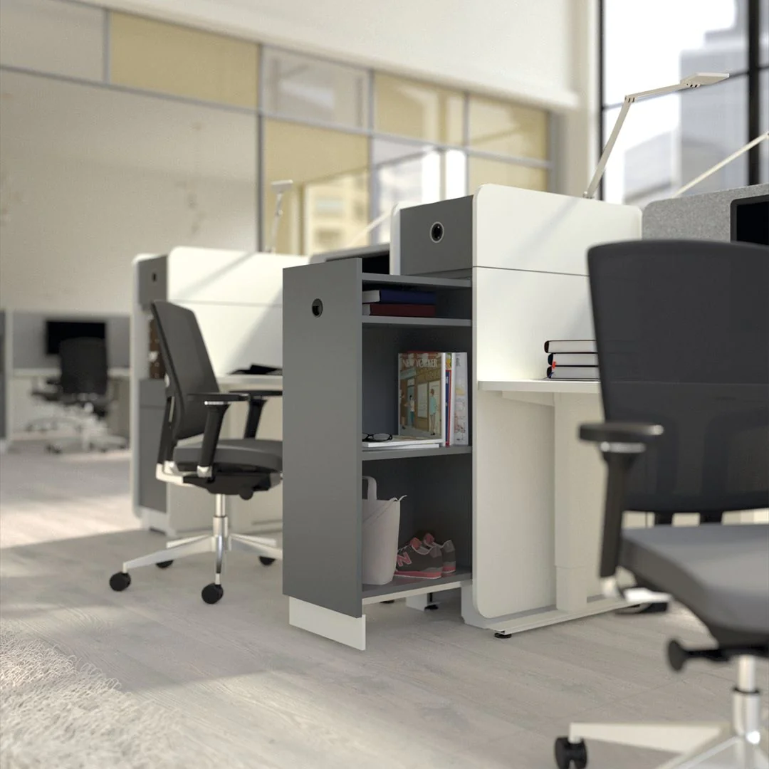 Rollcontainer Concept Q Open, Anwendung