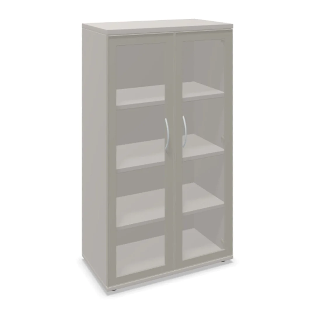 Aktenschrank endless 4 OH Alurahmenglastür, Freisteller