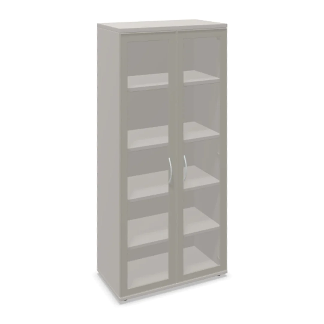 Aktenschrank endless 5 OH Alurahmenglastür, Freisteller