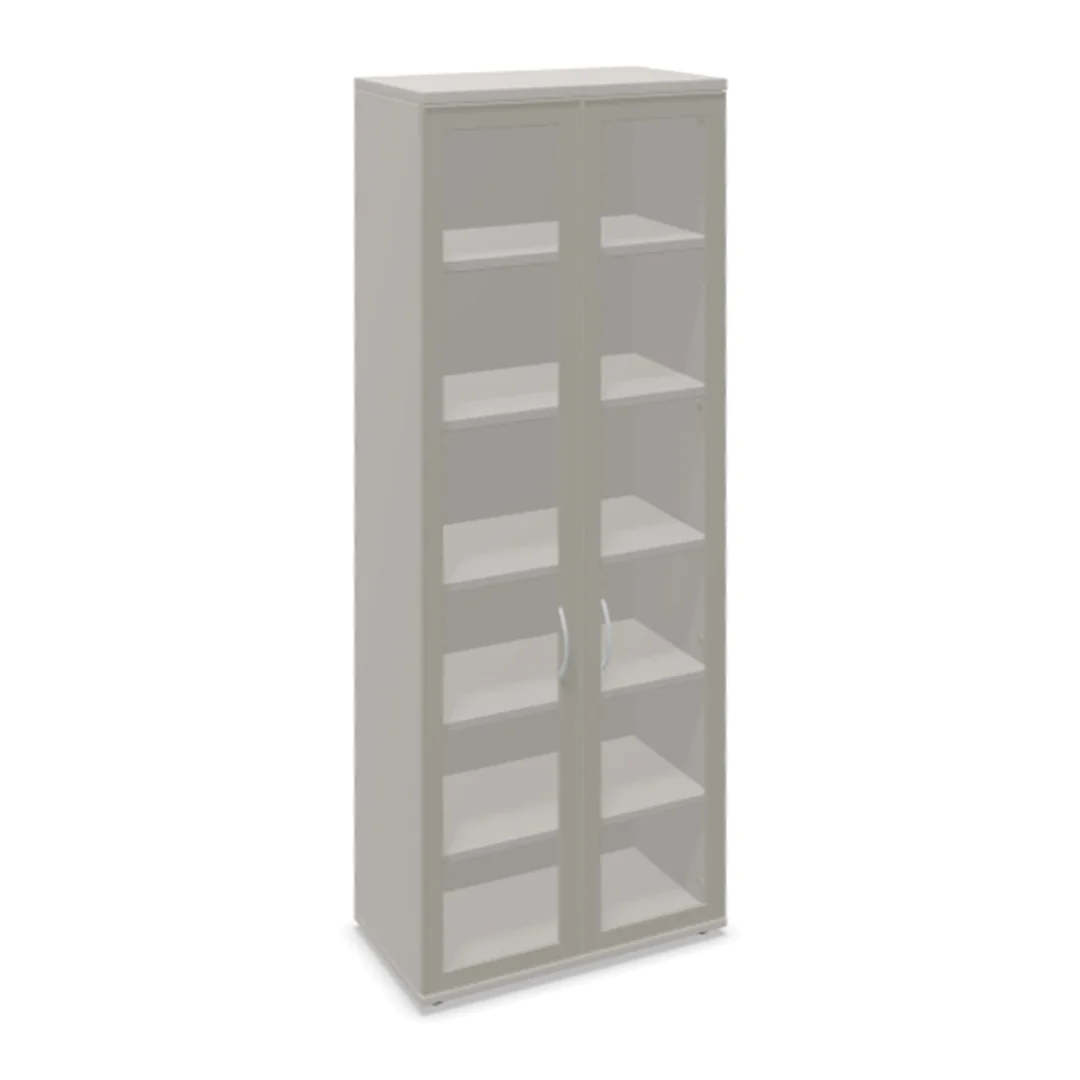 Aktenschrank endless 6 OH Alurahmenglastür, Freisteller