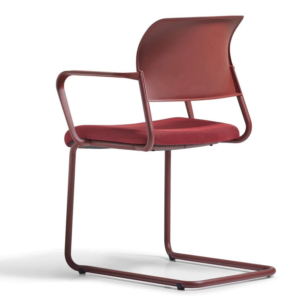 Besucherstuhl Freischwinger asiento, Detailansicht