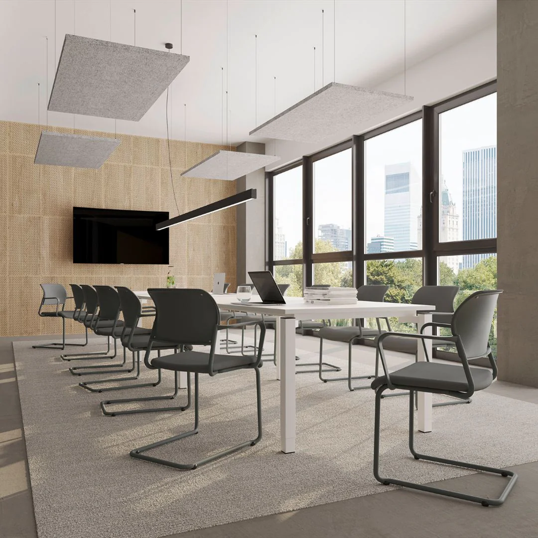 Besucherstuhl Freischwinger asiento, Anwendung