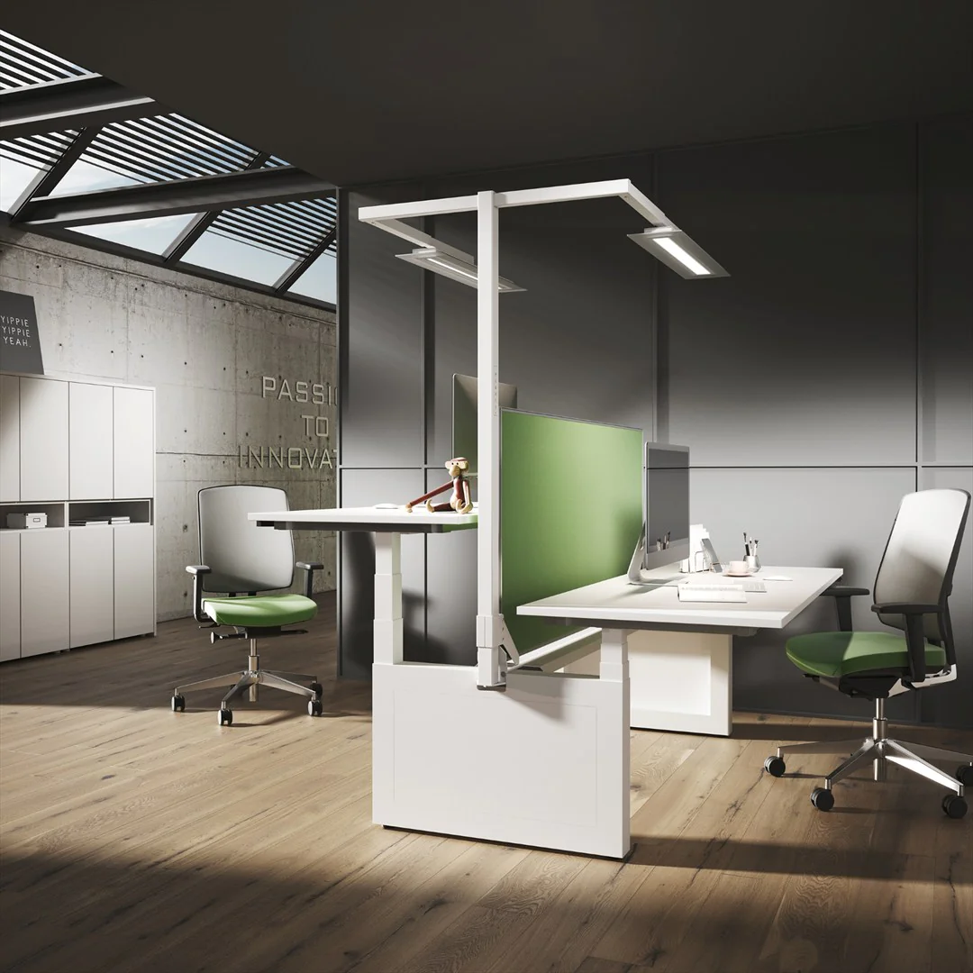 Anbauleuchte Stadio LED DUO Twinbase (direkt/indirekt), Anwendung