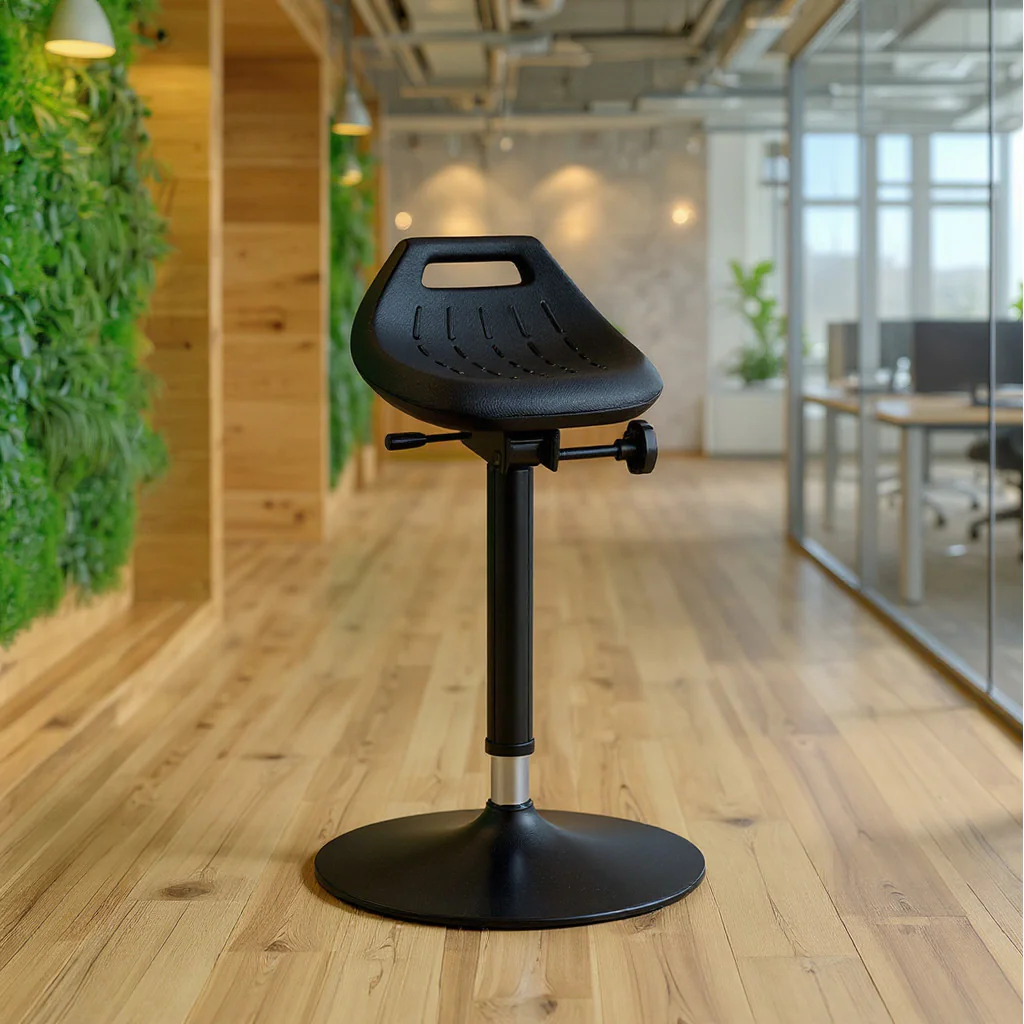 Bimos Stehhilfe 9454 als ergonomische Unterstützung für Steharbeitsplätze