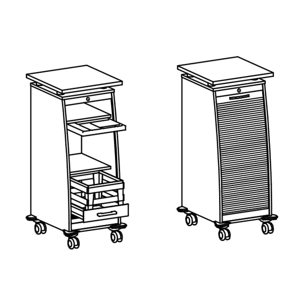 Der Rollladencaddy als Teil einer professionellen und flexiblen Büroeinrichtung