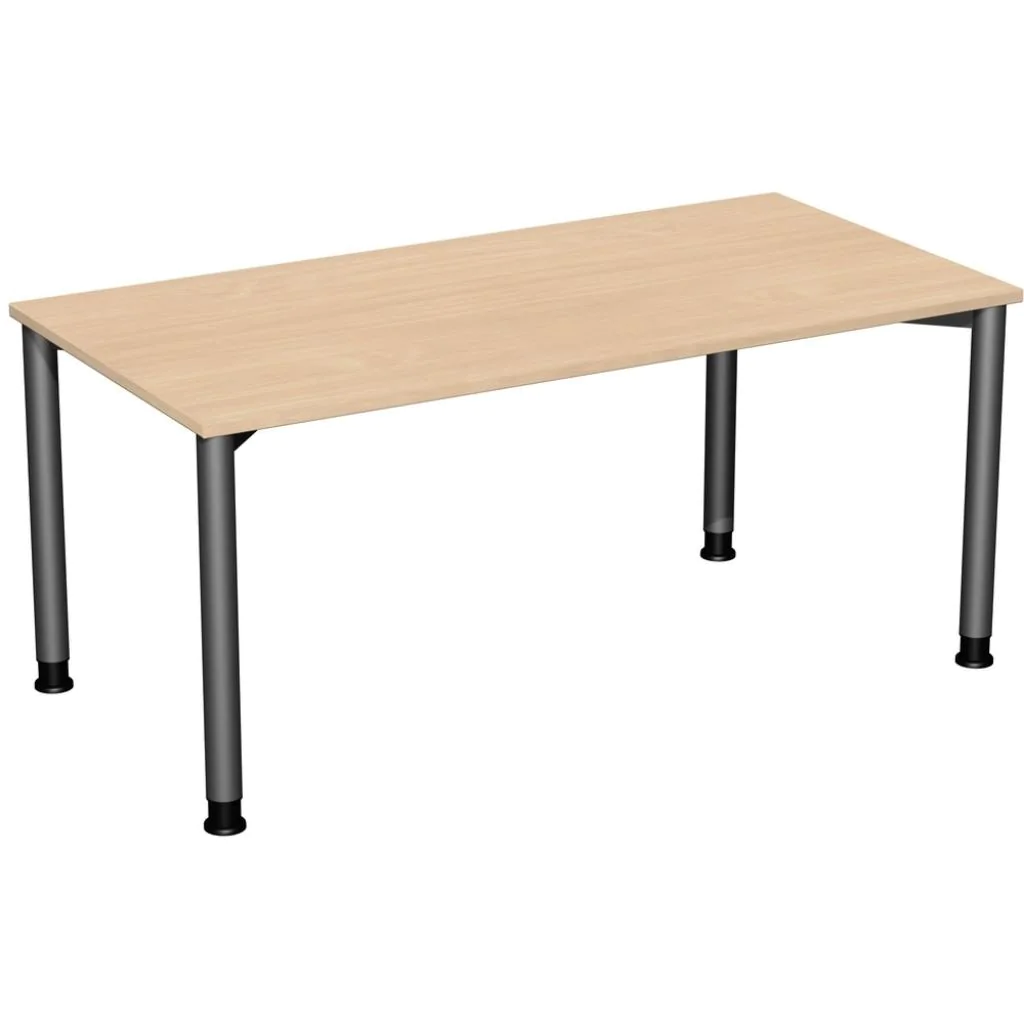 Der Schreibtisch 4-Flex als Basis für einen individuell konfigurierten Arbeitsplatz