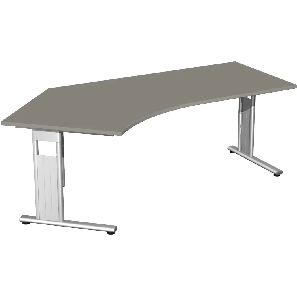 Der Winkelschreibtisch C-Flex 135° als Herzstück einer erweiterbaren Bürolandschaft