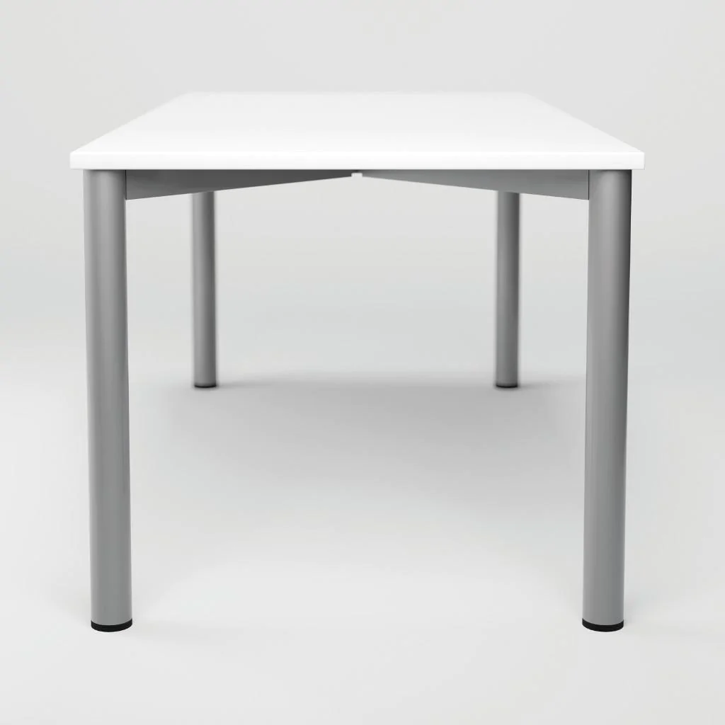 Geramöbel Einzelstützfuß 4-Flex in Silber