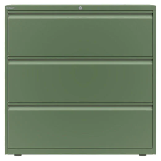 Bisley Hängeregistraturschrank Essentials 100 cm breit Frontansicht im Büro
