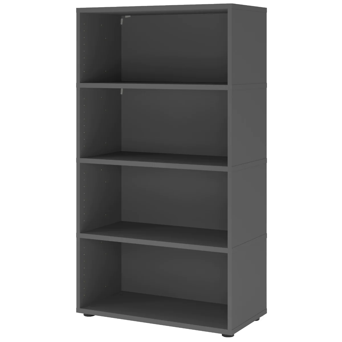Regal FlexWall 4 OH als offene modulare Stauraumlösung