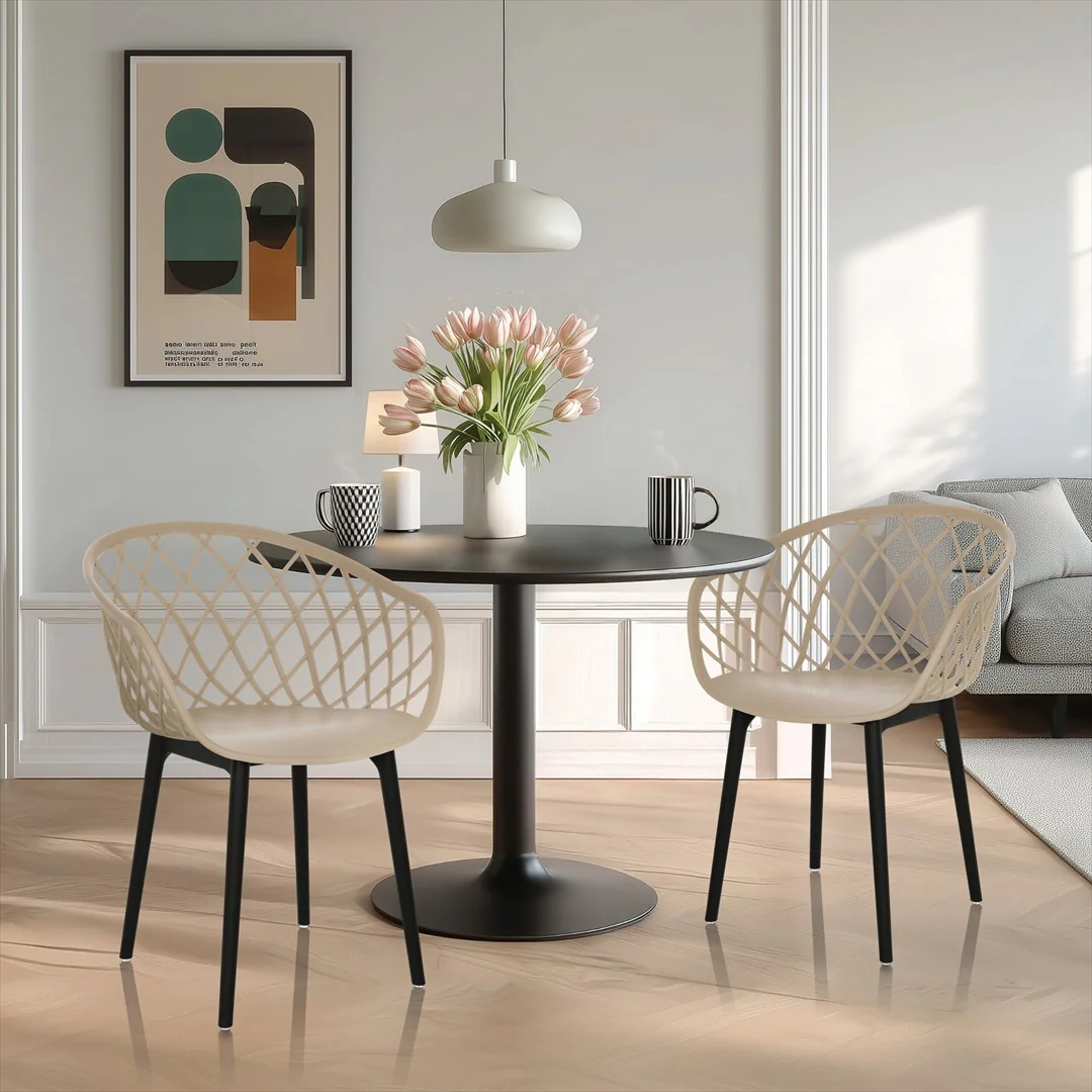HJH Besucherstuhl Schalenstuhl BEGIO Kunststoff