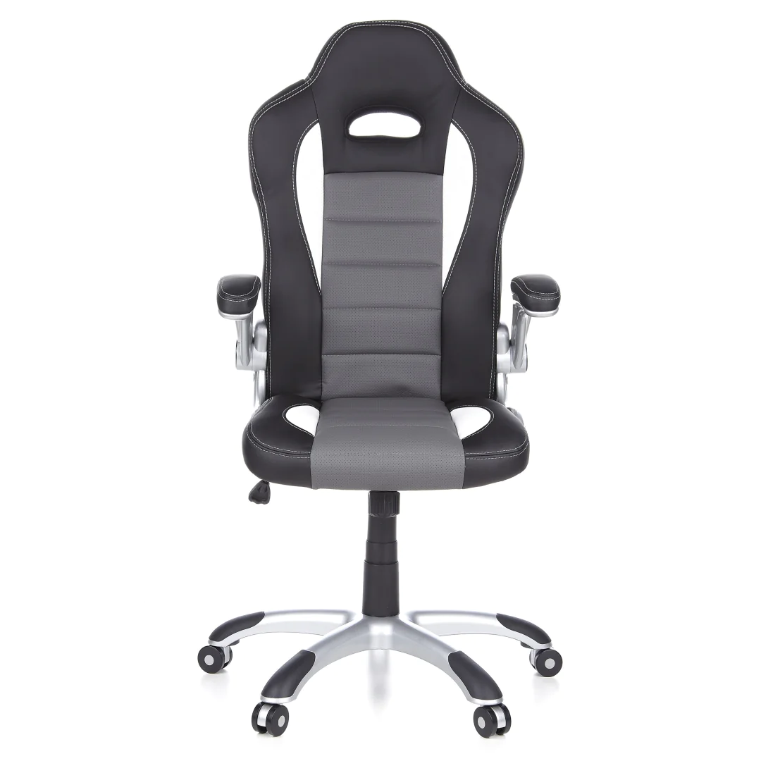 Der Bürostuhl GAME SPORT in der Seitenansicht, die das sportliche Design zeigt