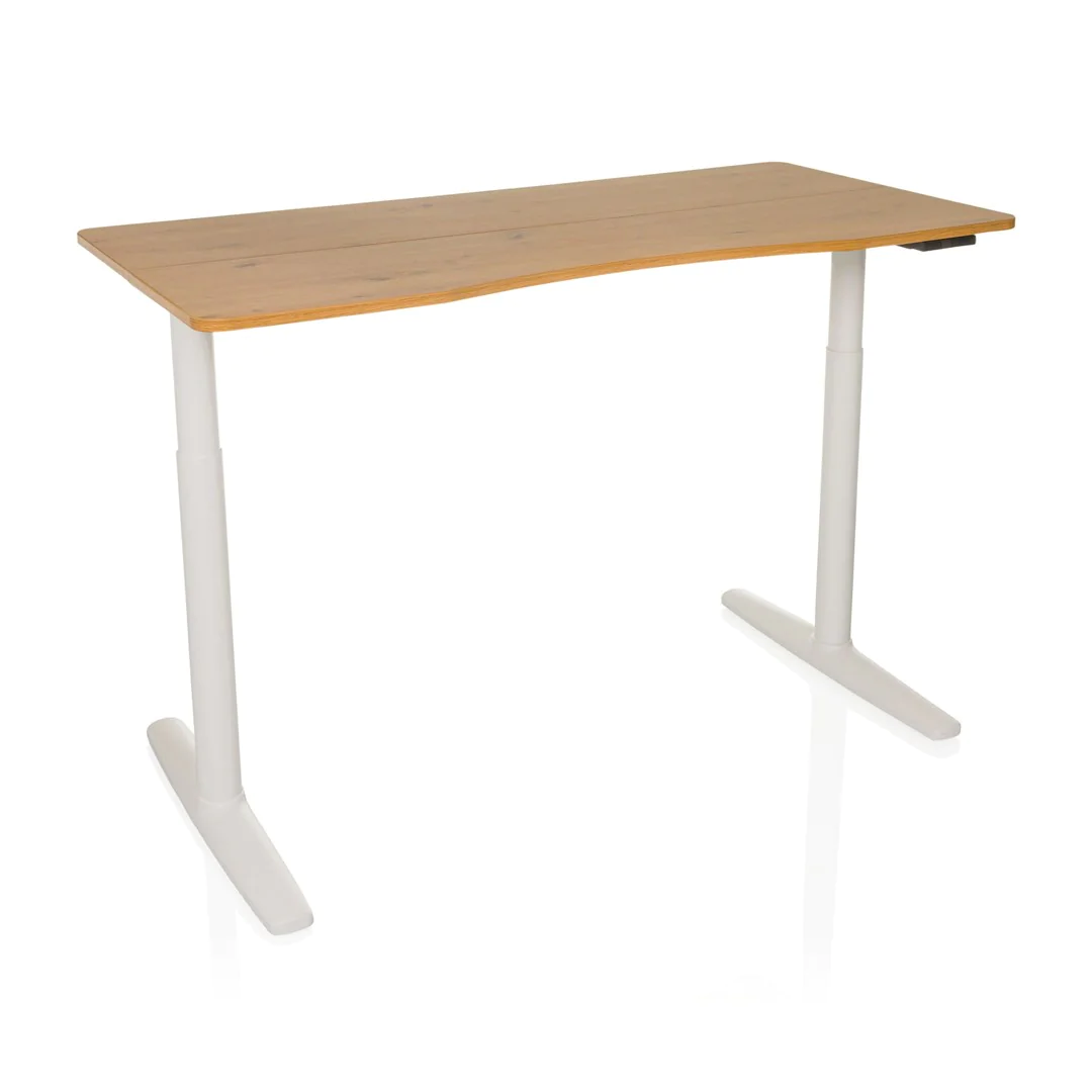 HJH Schreibtisch STAND PRO R 140x70 höhenverstellbar