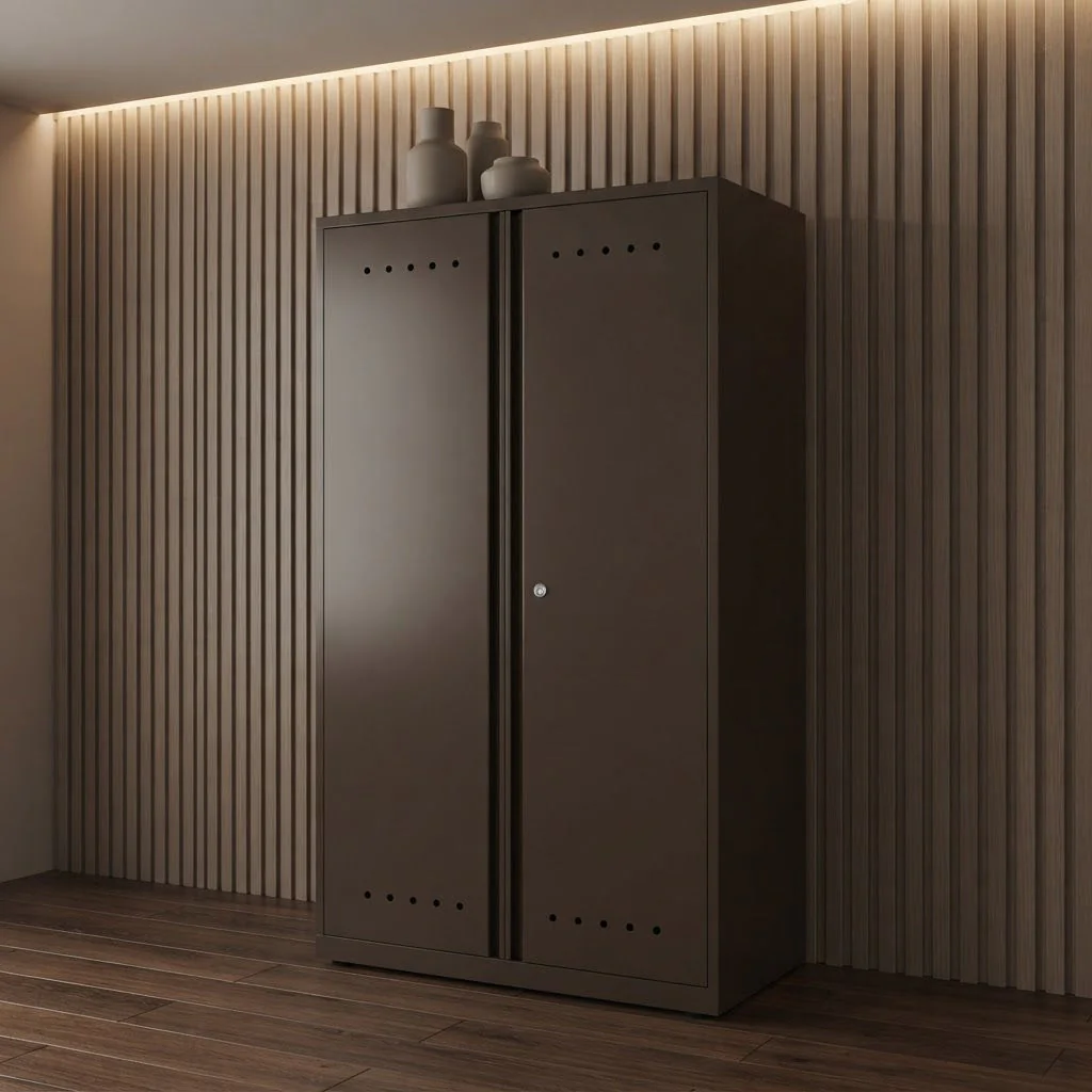 Bisley Kleiderschrank LateralFile 100 cm breit mit durchgehender Griffleiste