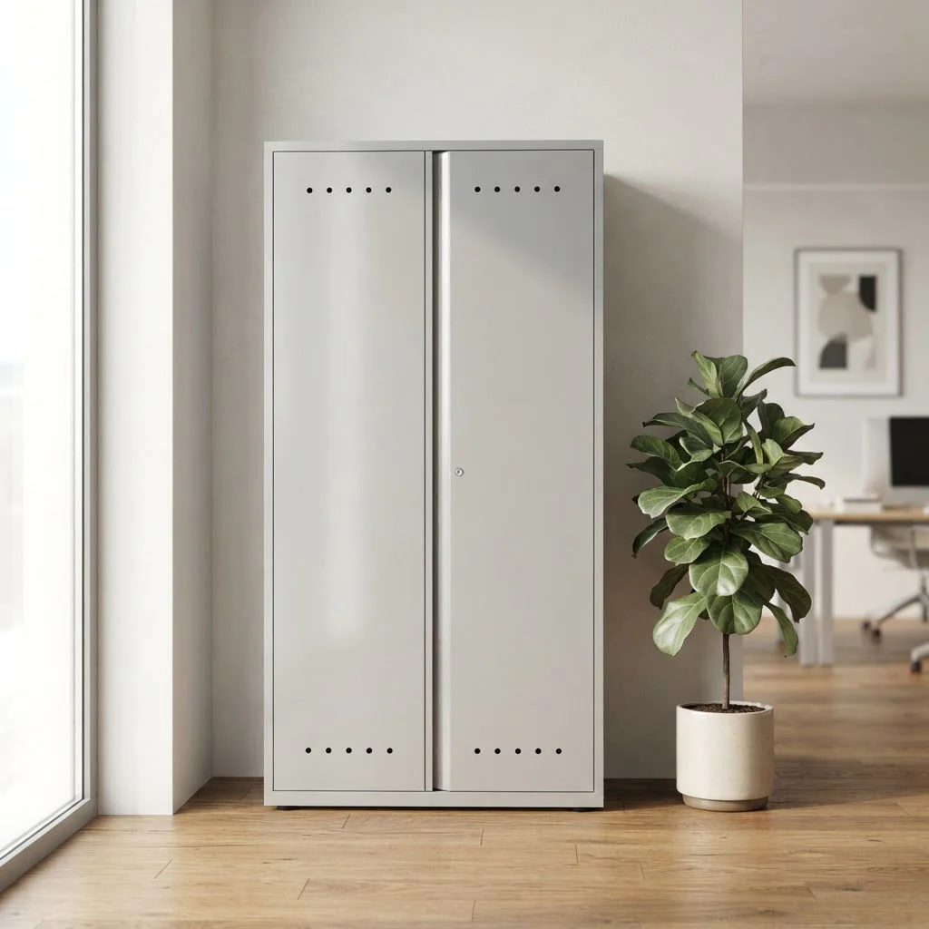 Bisley Kleiderschrank LateralFile 80 cm breit mit durchgehender Griffleiste