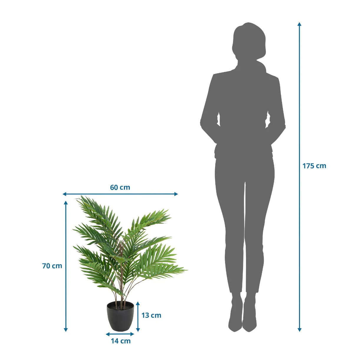 Die ARECA Kunstpflanze als langlebige Dekoration für professionelle Räumlichkeiten