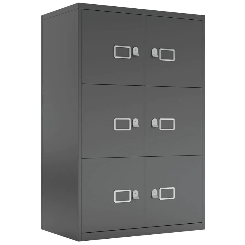 Bisley LateralFile Lodge aus Stahl in Sideboard-Höhe