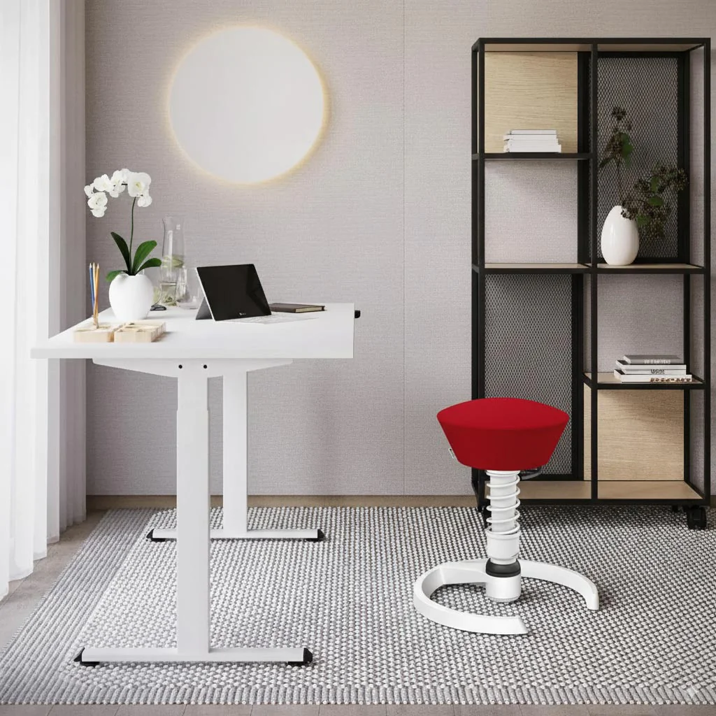 Home-Office Set mit eComo Schreibtisch und Aeris Swopper