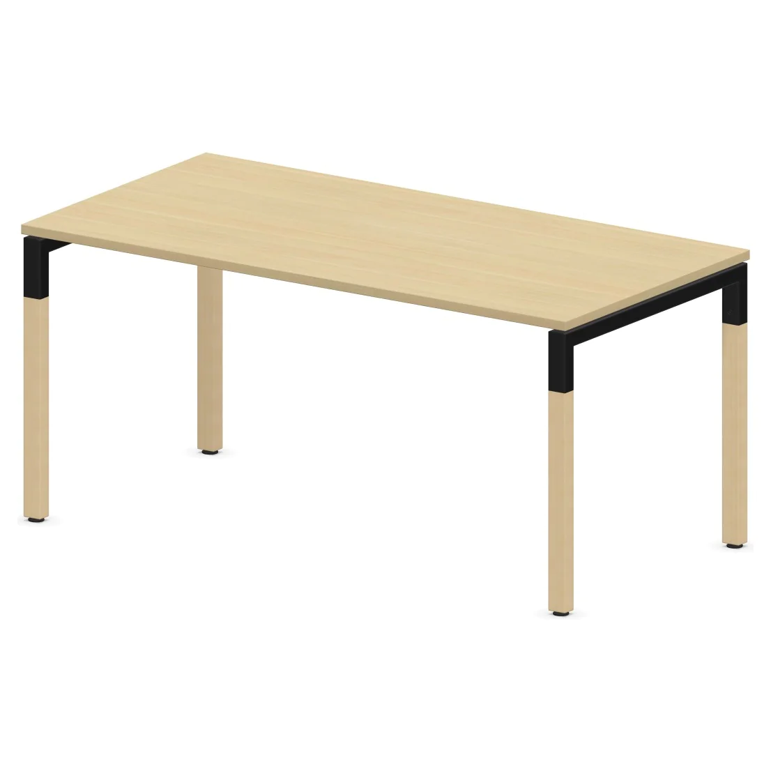 Der Arbeitstisch CS5040 als flexibel konfigurierbarer Arbeitsplatz mit optionalen Holzbeinen