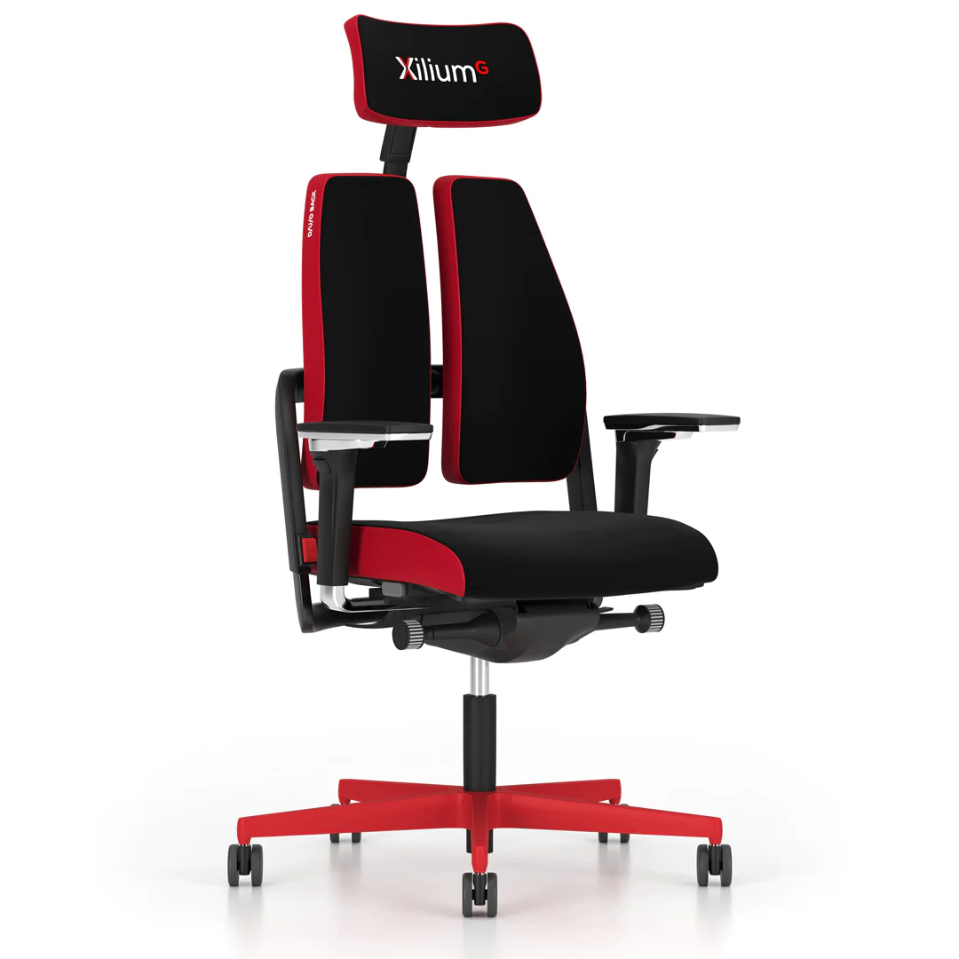 Der Gamingstuhl XiliumG balanciert Gaming-Ästhetik mit professioneller Ergonomie