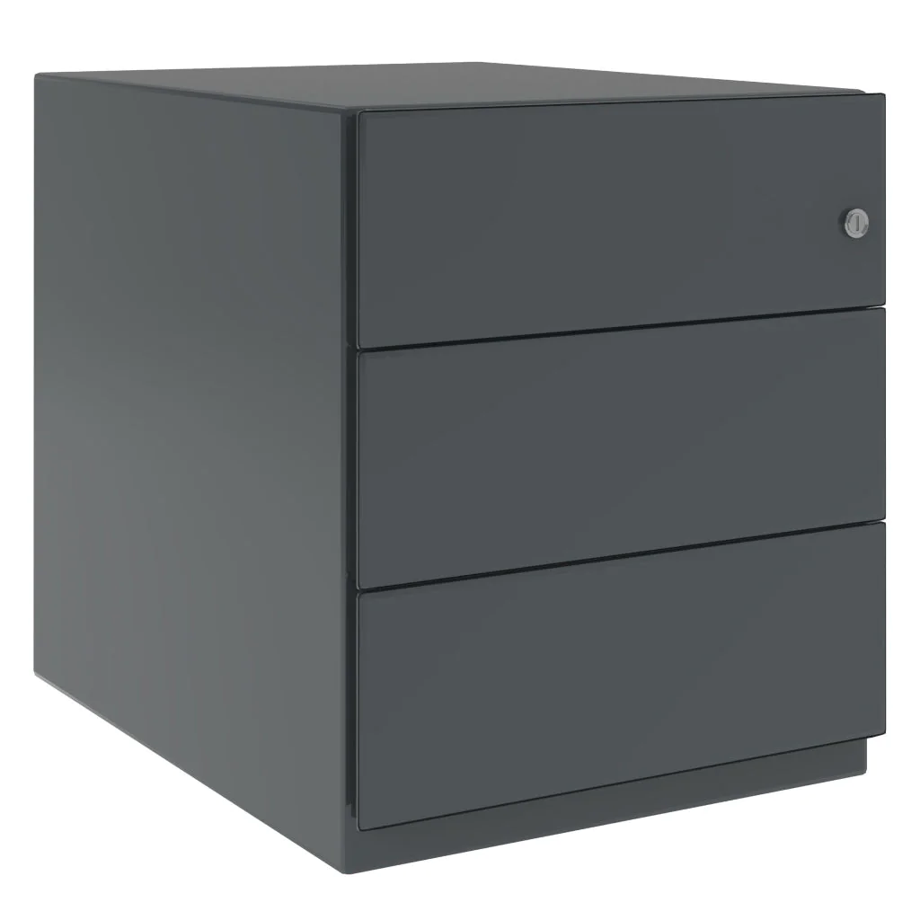 Bisley Rollcontainer Note aus Stahl mit Griffleiste