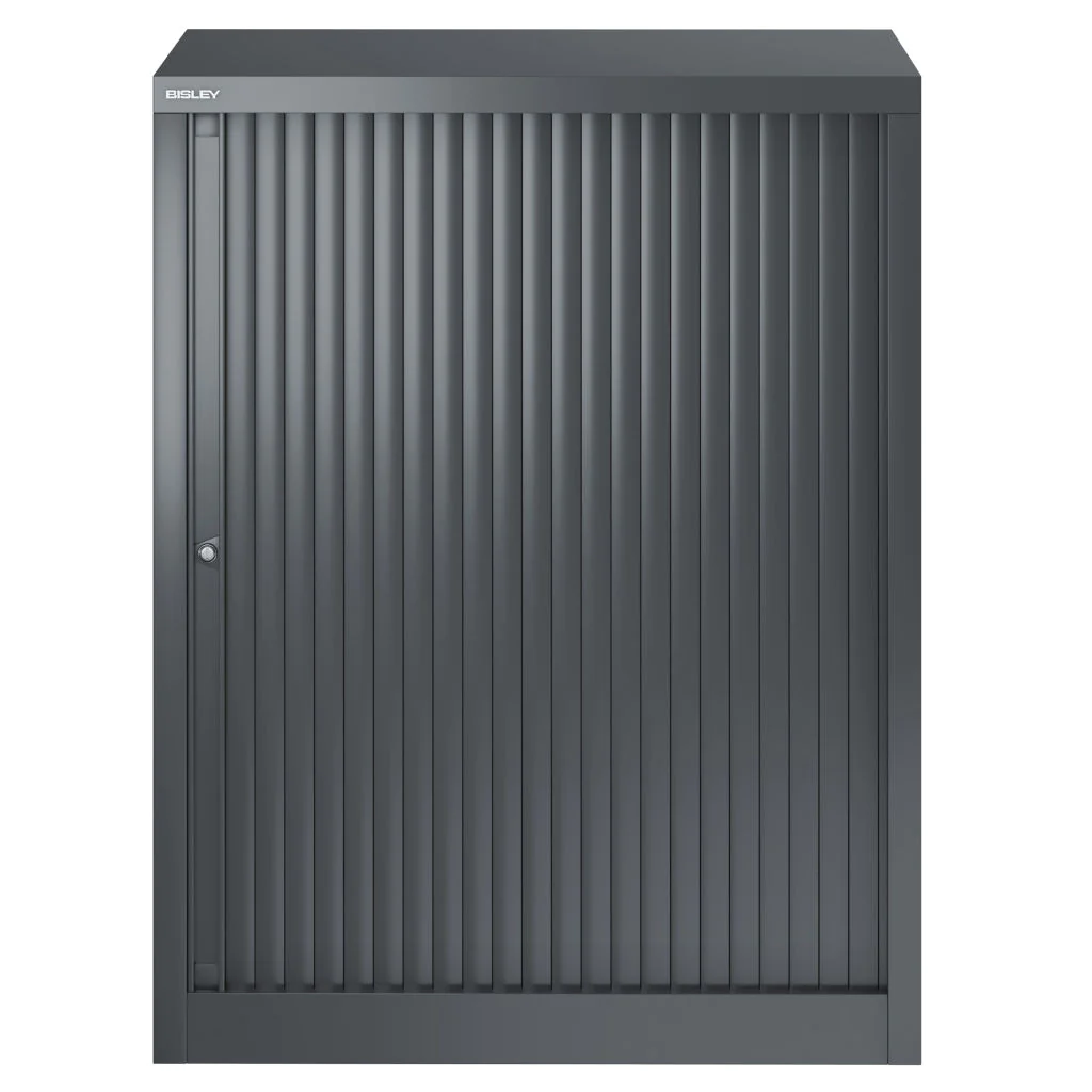 Bisley Rollladenschrank EuroTambour ET40810 Frontansicht mit zwei Einlegeböden