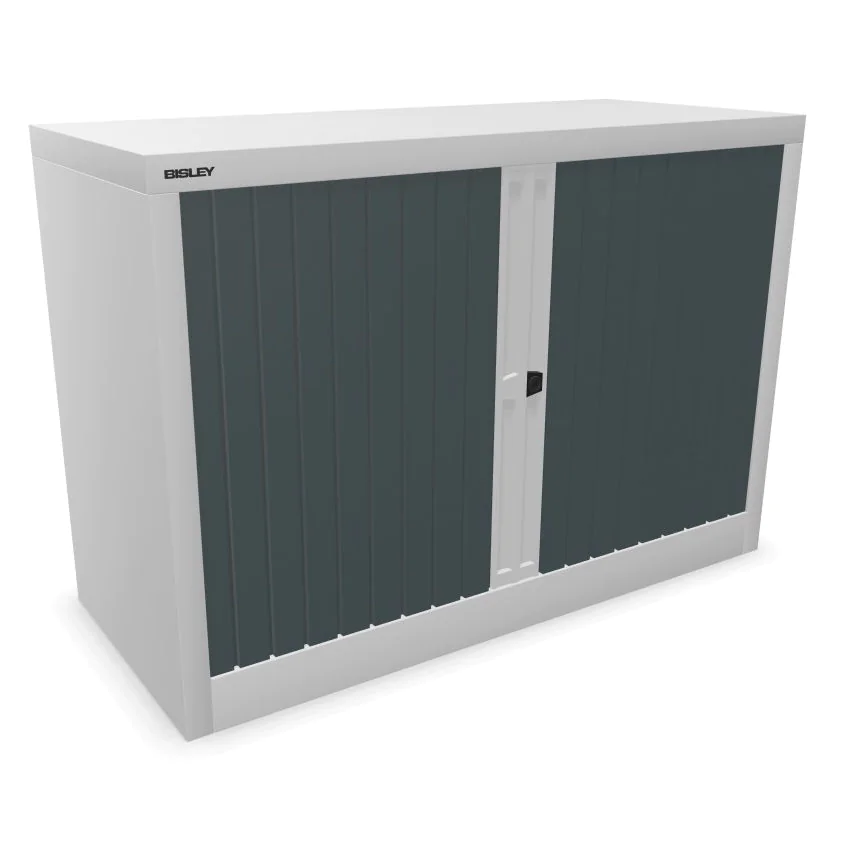 Bisley Rollladenschrank EuroTambour als Sideboard im Büro