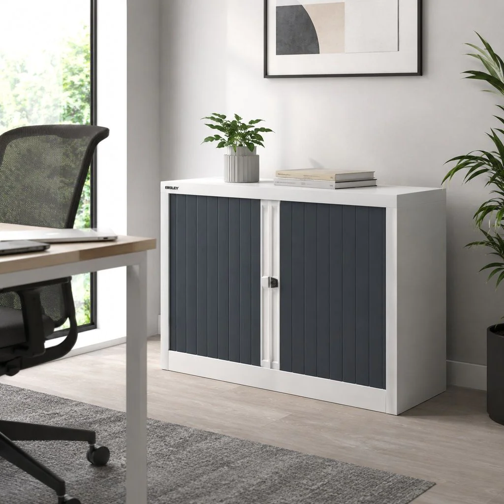 Bisley Rollladenschrank EuroTambour ET41006 aus Stahl mit Rollladentür