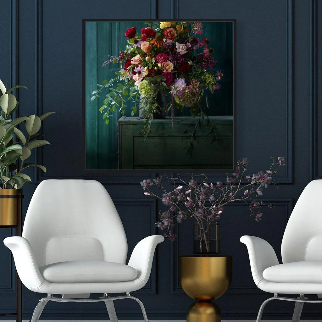 Frameless Picture Akustikbild – Bouquet de Fleurs, Anwendungsbeispiel