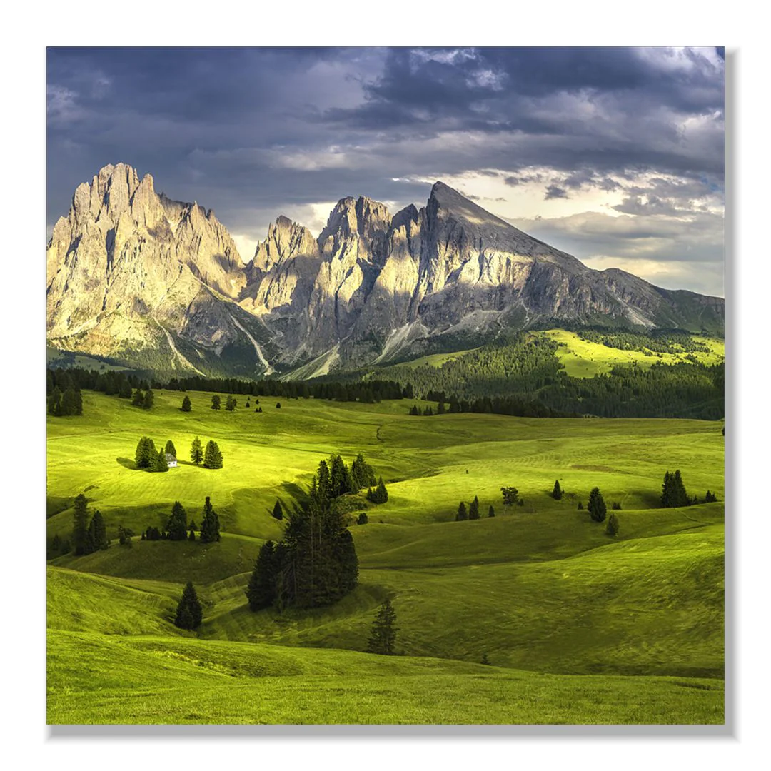 Frameless Picture Akustikbild – Dolomiten, Freisteller