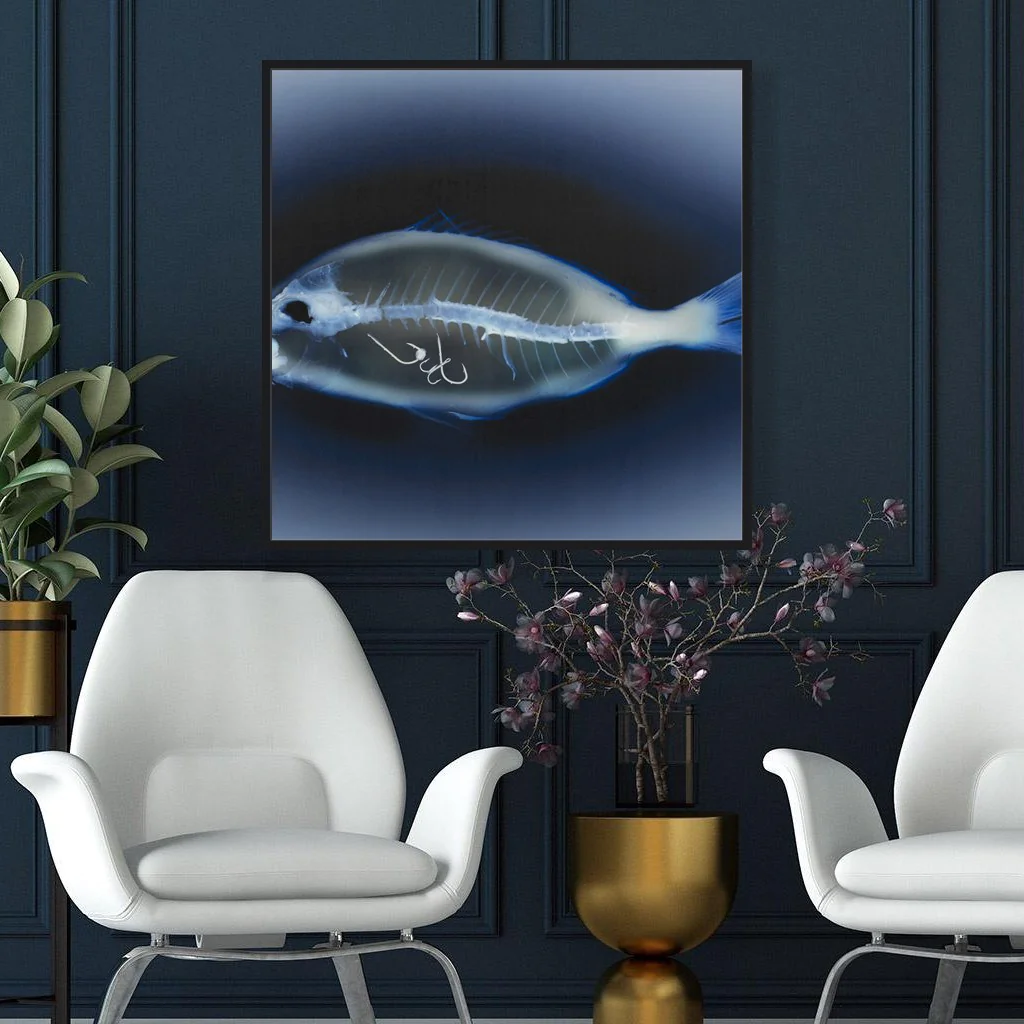 Frameless Picture Akustikbild – The Fishing Fright, Anwendungsbeispiel