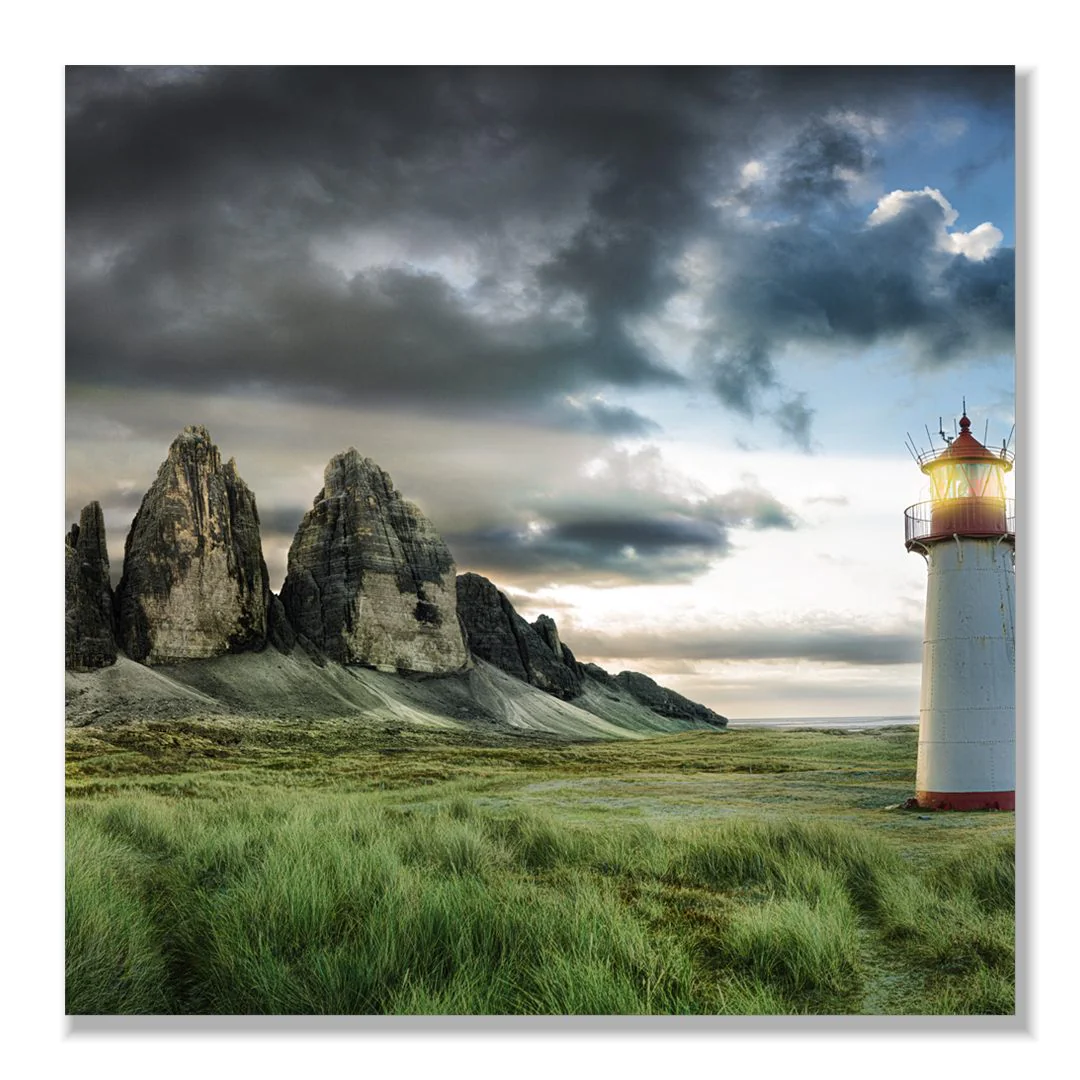 Frameless Picture Akustikbild – Lighthouse, Freisteller