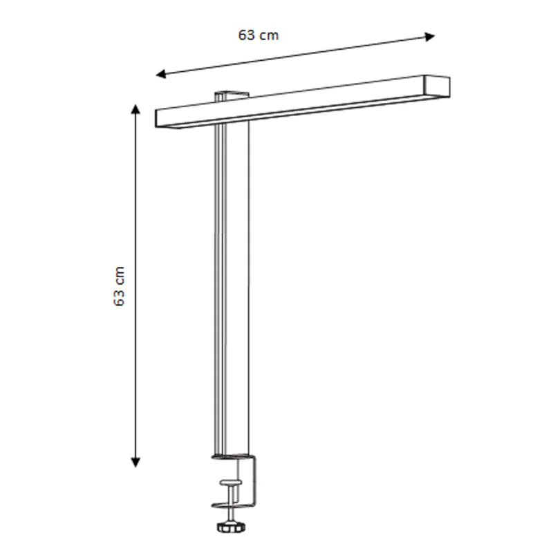 UNILUX ZENITH Lampe in einer flexiblen Position am Schreibtisch