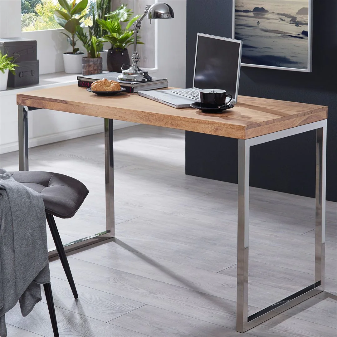 Schreibtisch Guna Massivholz Akazie 120 x 60 cm