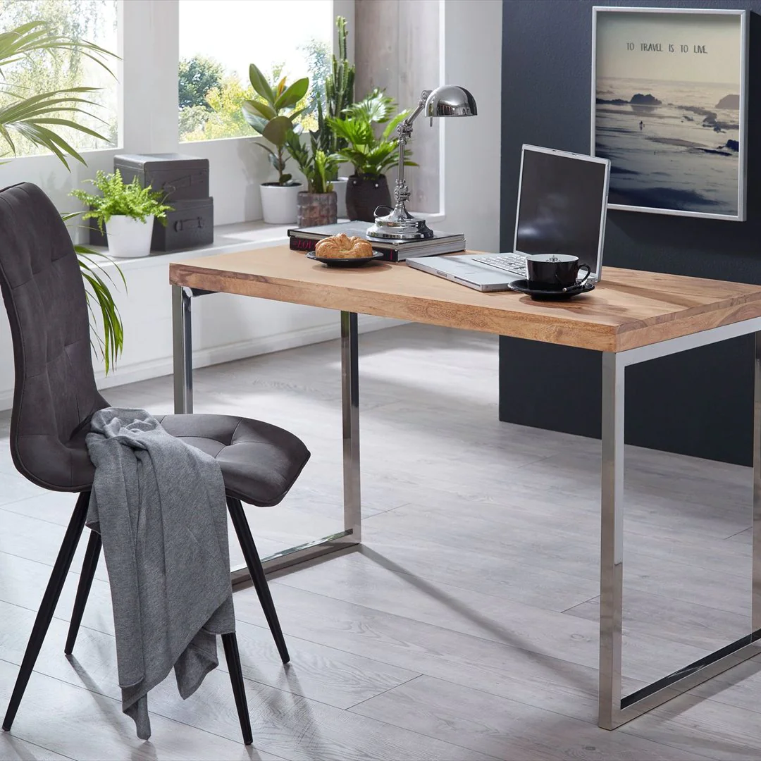 Schreibtisch Guna Massivholz Akazie 120 x 60 cm