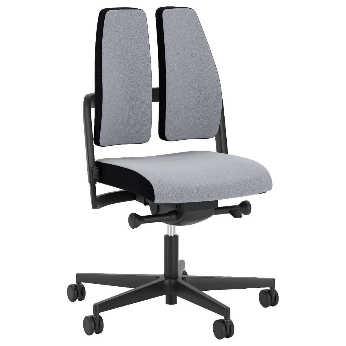 Das moderne Design des Xilium DUO BACK fügt sich harmonisch in jede Arbeitsumgebung ein