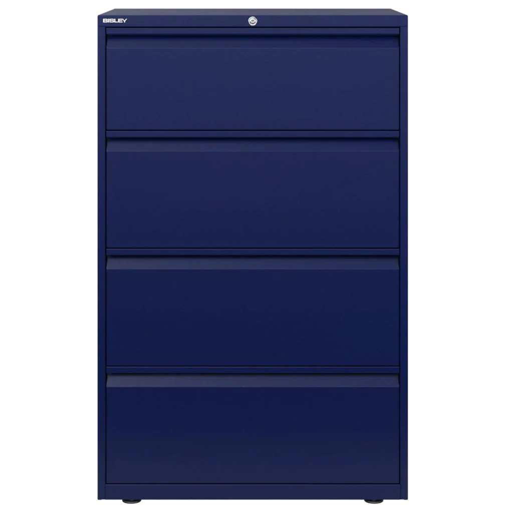 Bisley Hängeregistraturschrank Essentials aus Stahl mit Knaufgriffen