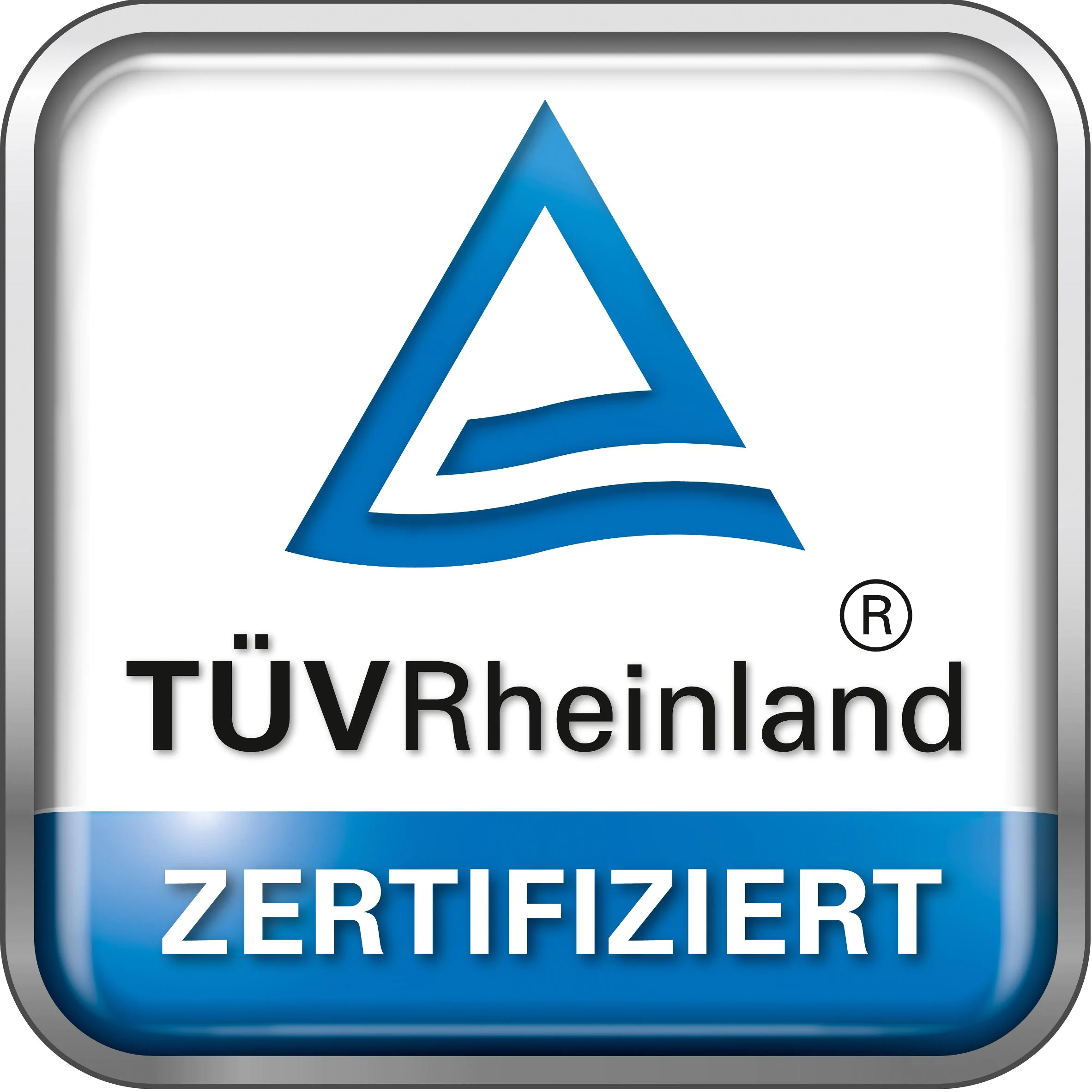 TÜV Rheinland zertifiziert